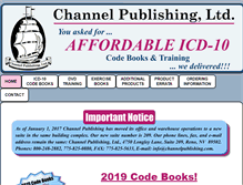 Tablet Screenshot of channelpublishing.com